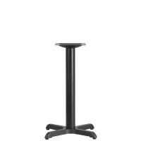 Flash Furniture 22'' x 22'' Restaurant Table X-Base with 3'' Table Height Column XU-T2222-GG